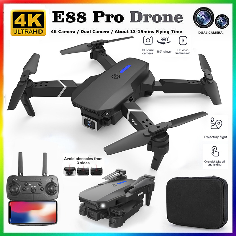 Drone Kit With Camera - 2026 NEW E88 Professional HD 4K
