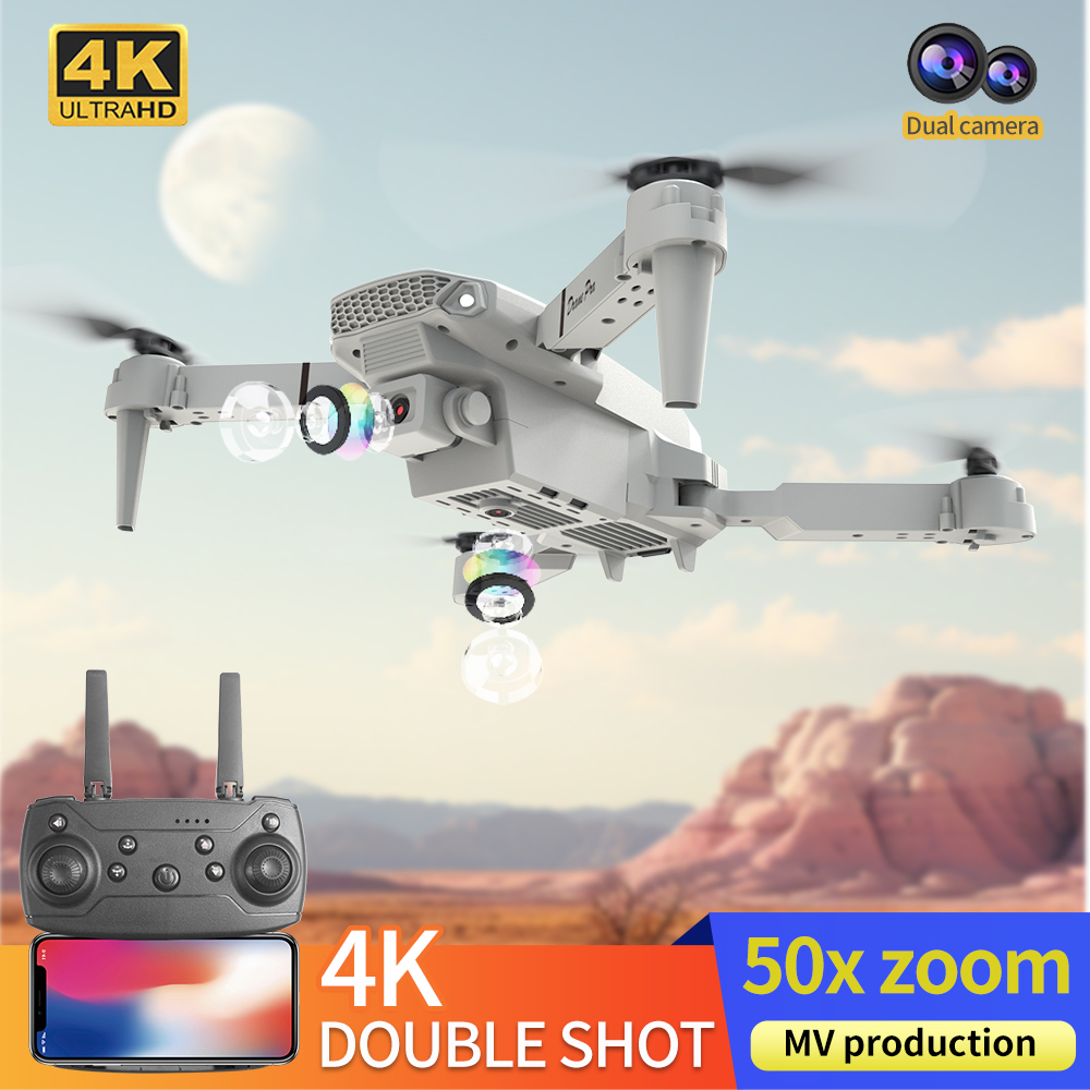 2026 NEW E88 Professional HD 4 - Drone Kit With Camera recension och pris