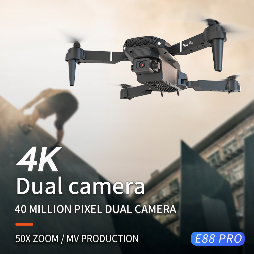 2026 NEW E88 Professional HD 4 - Drone Kit With Camera recension och pris