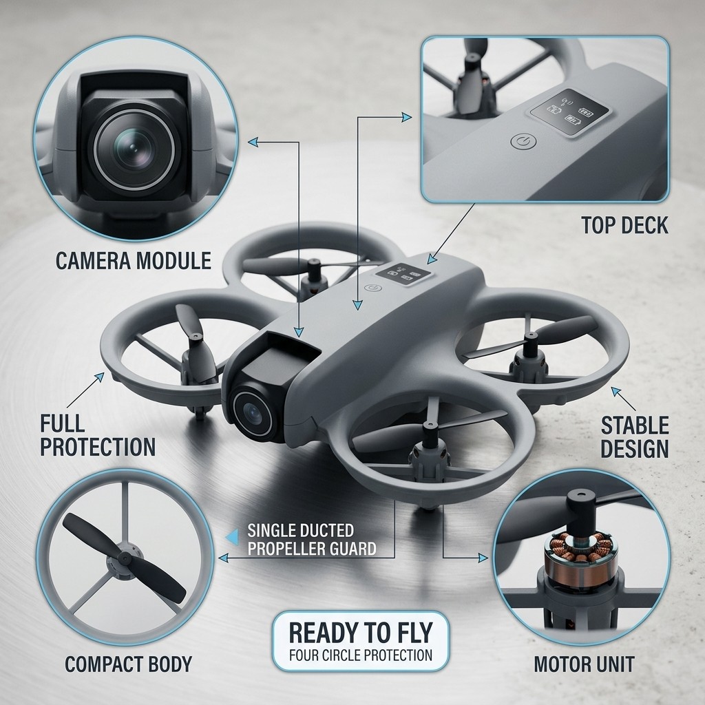 NEW T3 MINI RC Drone Professio - Drone Kit Tricopter recension och pris
