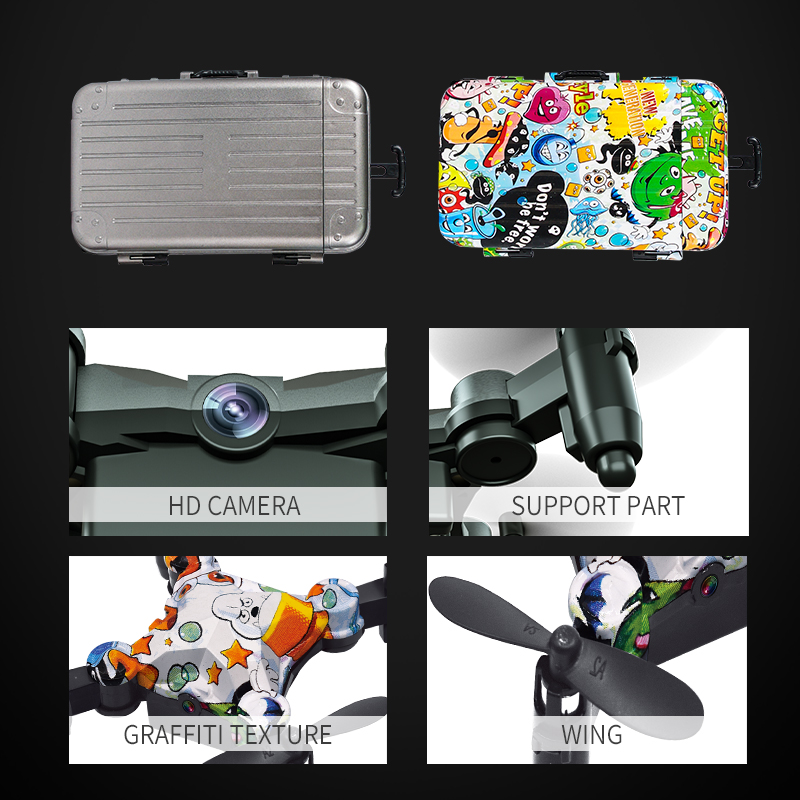 DH120 Mini Drone 720P 480P HD  - Drone Kit Tricopter recension och pris