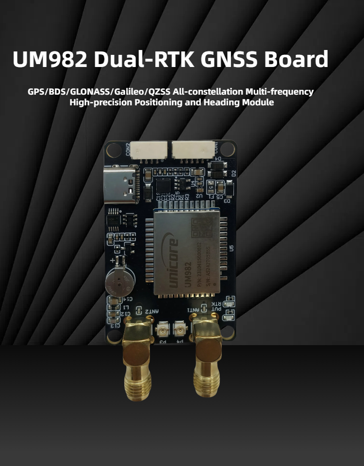 UM982 Dual Antenna RTK GNSS Mo - Drone Kit Hexacopter recension och pris