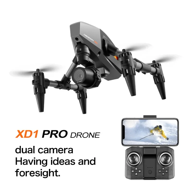 XD1 PRO Mini Drone Dual Camera - Drone Kit Tricopter recension och pris