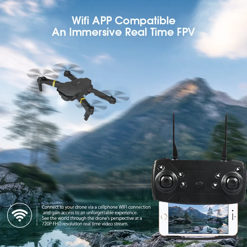 4K Eachine E58 Drone WIFI FPV  - Eachine Drone E58 recension och pris
